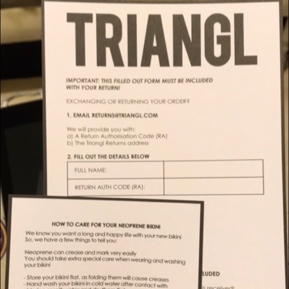 Triangl bikini top white small worn once - Picture 8 of 8